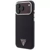 Guess Kevlar Triangle Logo MagSafe puzdro pre iPhone 17 Pro / 18 Pro - bordová