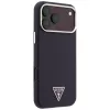 Guess Kevlar Triangle Logo MagSafe puzdro pre iPhone 17 Pro / 18 Pro - bordová