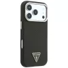 GUESS Kevlar Triangle Logo MagSafe puzdro pre iPhone 17 Pro Max / 18 Pro Max - hnedá