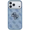 Guess 4G & Big Resin Logo puzdro pre iPhone 17 Pro / 18 Pro - svetlomodrá