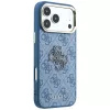 Guess 4G & Big Resin Logo puzdro pre iPhone 17 Pro / 18 Pro - svetlomodrá