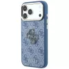 GUESS 4G & Big Resin Logo puzdro pre iPhone 17 Pro Max / 18 Pro Max - svetlomodrá