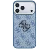 GUESS 4G & Big Resin Logo puzdro pre iPhone 17 Pro Max / 18 Pro Max - svetlomodrá
