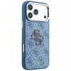 GUESS 4G & Big Resin Logo puzdro pre iPhone 17 Pro Max / 18 Pro Max - svetlomodrá