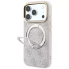 Guess Ring Stand 360 4G Classic Logo MagSafe puzdro pre iPhone 18 Pro Max / 17 Pro Max - ružová