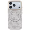 Guess Ring Stand 360 4G Classic Logo MagSafe puzdro pre iPhone 18 Pro Max / 17 Pro Max - ružová
