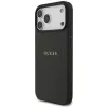 Guess Grained Gold Ring MagSafe puzdro pre Apple iPhone 18 Pro Max / 17 Pro Max, čierna