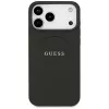 Guess Grained Gold Ring MagSafe puzdro pre Apple iPhone 18 Pro Max / 17 Pro Max, čierna