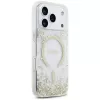 Guess Resin Bottom Glitter MagSafe puzdro pre iPhone 18 Pro / 17 Pro, zlatá