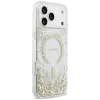 Guess Resin Bottom Glitter MagSafe puzdro pre iPhone 18 Pro Max / 17 Pro Max, zlatá