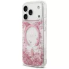 Guess Resin Bottom Glitter MagSafe puzdro pre Apple iPhone 18 Pro / 17 Pro, ružová