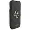Guess Book 4G Metal Logo puzdro pre iPhone 18 Pro / 17 Pro - čierna