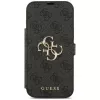Guess Book 4G Metal Logo puzdro pre iPhone 18 Pro Max / 17 Pro Max, čierna