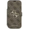 Guess Book 4G Metal Logo puzdro pre Apple iPhone 18 Pro / 17 Pro – hnedá