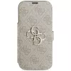 Guess Book 4G Metal Logo folio puzdro pre iPhone 16 Pro / 17 Pro - ružová