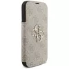Guess Book 4G Metal Logo folio puzdro pre iPhone 16 Pro / 17 Pro - ružová