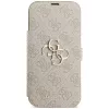 GUESS Book 4G Metal Logo folio puzdro pre iPhone 18 Pro Max / 17 Pro Max - ružová