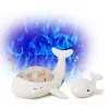 Cloud B Tranquil Whale sada na spánok s projektorom a hrkálkou - biela
