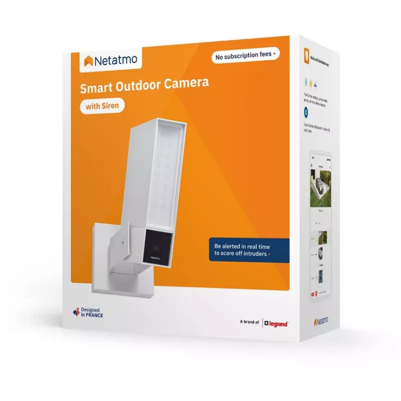 Netatmo Smart Outdoor kamera so sirénou NOC-S-W-EC (biela)