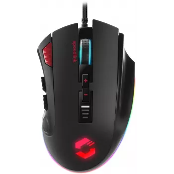 Speedlink Tarios drôtová USB herná myš, RGB, 24000 DPI (SL-680012-BK)