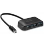 Speedlink Snappy Evo rozbočovač USB-C na 4-portový USB 3.0 (SL-140202-BK)