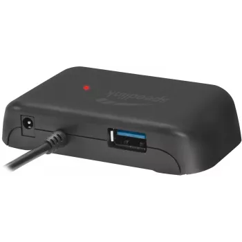 Speedlink Snappy Evo USB-C na 4-portový USB 3.0 rozbočovač (SL-140202-BK)