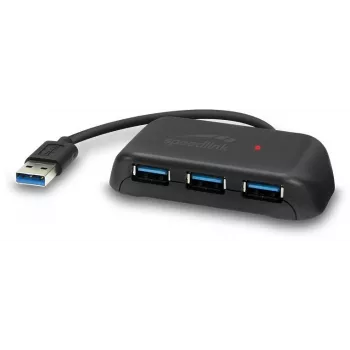 Speedlink Snappy Evo 4-portový USB 3.1 rozbočovač (SL-140109-BK)