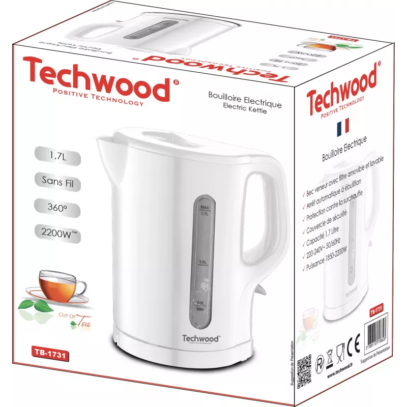 Techwood TB-1731 1.7 L rýchlovarná kanvica (TB-1731)