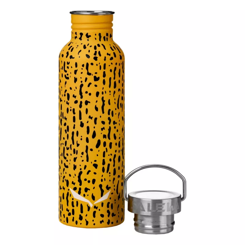 SALEWA Aurino fľaša 0,75 l Gold Spotted – ľahká hliníková fľaša na pitie