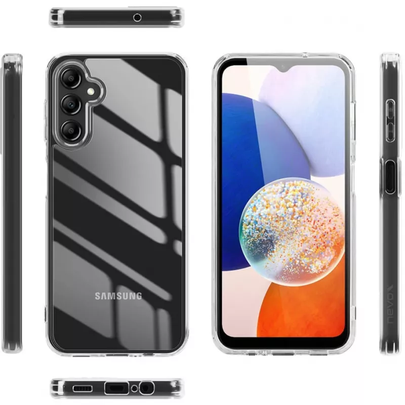 NEVOX StyleShell SHOCKFlex Ochranné puzdro pre Samsung Galaxy A27 5G, transparentné