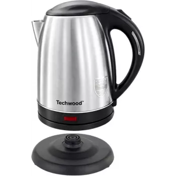 Techwood TBI-018 rýchlovarná kanvica z nehrdzavejúcej ocele 1,8 L, strieborná (TBI-018)