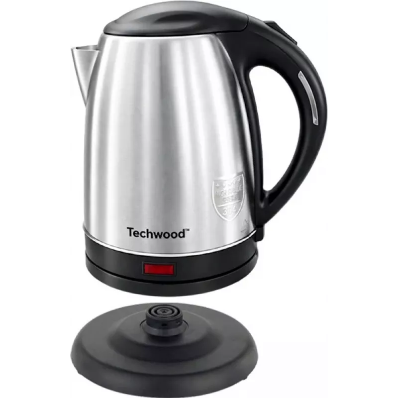Techwood TBI-018 rýchlovarná kanvica z nehrdzavejúcej ocele 1,8 L, strieborná (TBI-018)