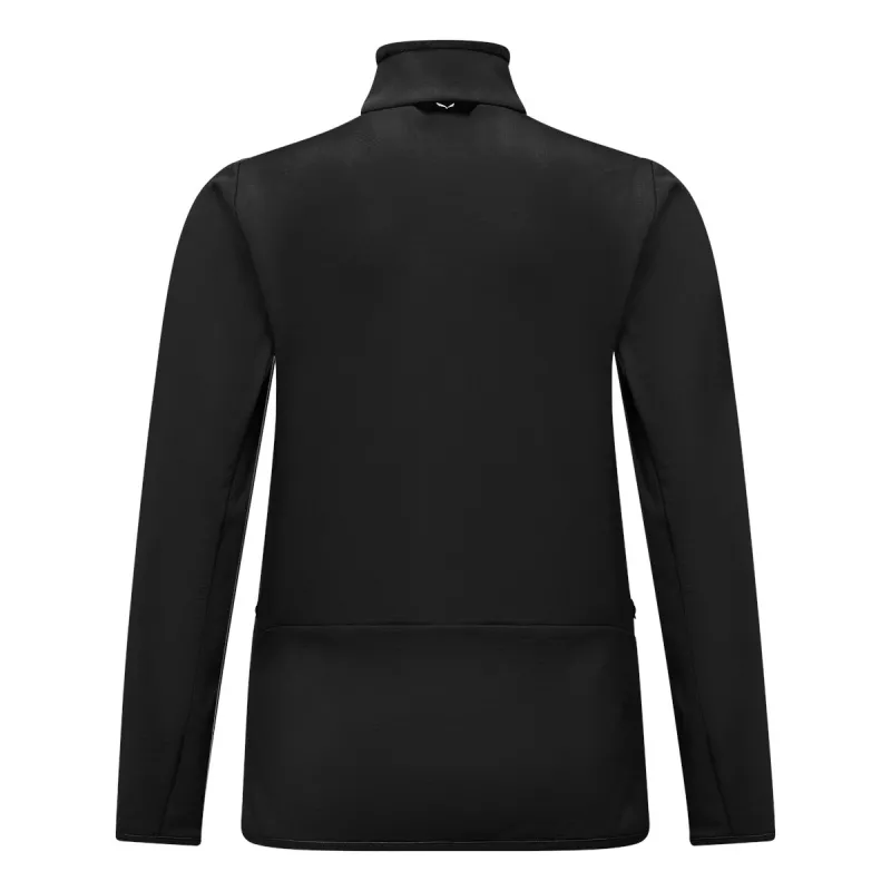 SALEWA Puez Cammino PL dámska mikina na zips Black Out (EU 38 / M)