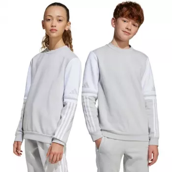 adidas Squadra 25 Crew mikina pre deti - sivá (JD4824) 164cm