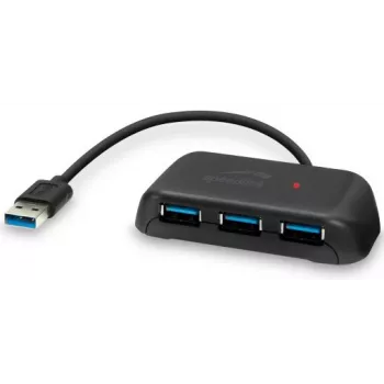 Speedlink Snappy Evo 4-portový USB 3.0 rozbočovač (SL-140106-BK)