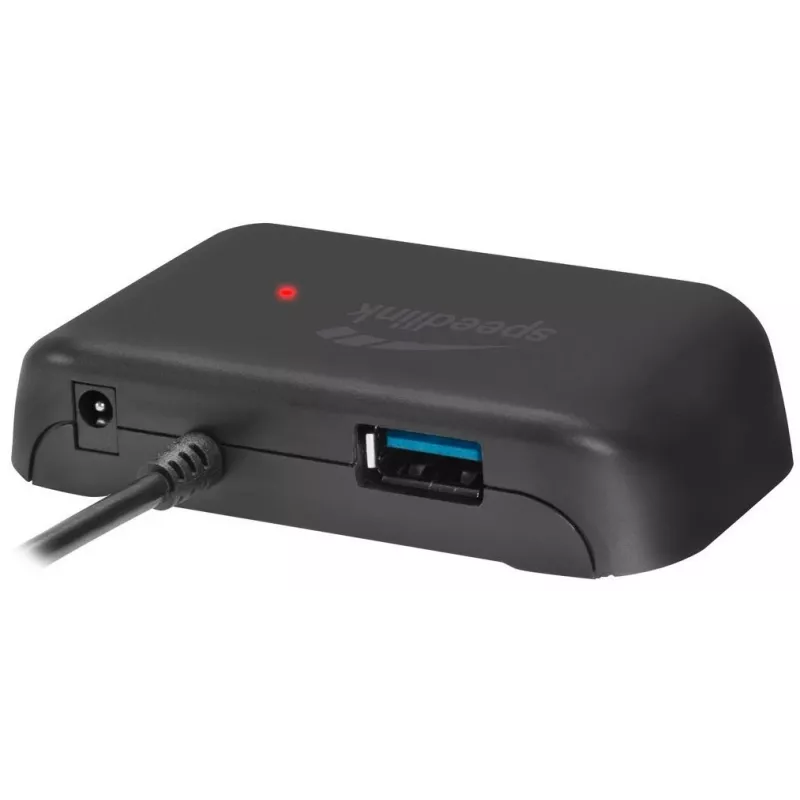 Speedlink Snappy Evo 4-portový USB 3.0 rozbočovač (SL-140106-BK)