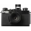 ILFORD PIXIE 35mm point & shoot filmový fotoaparát – strieborný/čierny, vstavaný blesk, autofokus