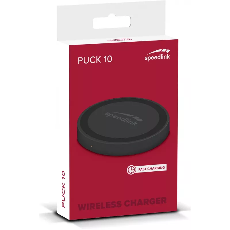 Speedlink Puck 10 rýchla bezdrôtová nabíjačka, čierna (SL-690403-BK)