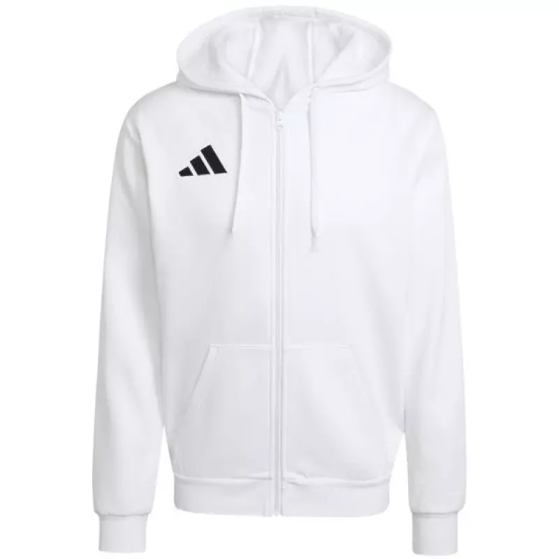 adidas Entrada 26 Full-Zip mikina s kapucňou pánska biela KF5943 XL