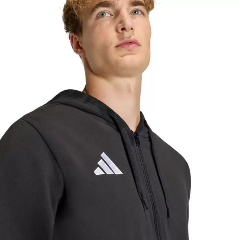 adidas Entrada 26 Full-Zip mikina s kapucňou pánska čierna KF5945 XL