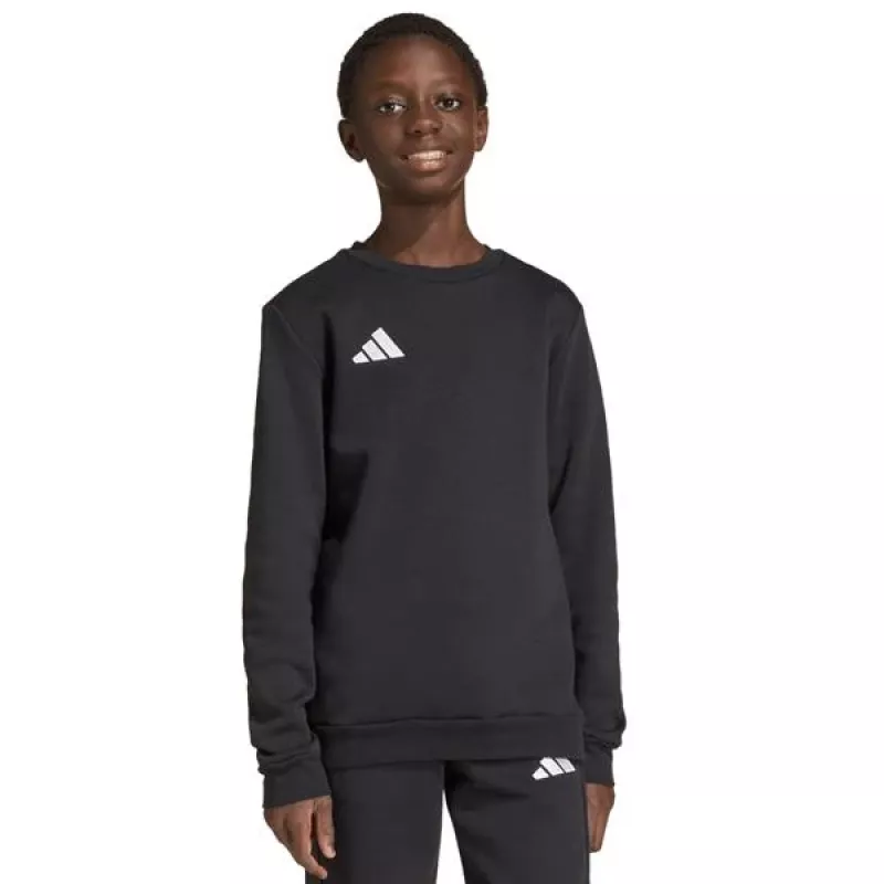adidas Entrada 26 detská mikina čierna JZ6554 140cm