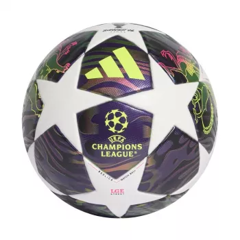 Adidas UCL 25/26 Street Ball veľkosť 5 futbalová lopta – biela/fialová (JX9088)