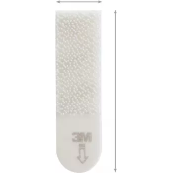 3M Command samolepiace pásiky malé, 4 ks, biele (7100337181)