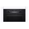 BOSCH Serie 6 vstavaná rúra s AirFry, 71L, pyrolytické samočistenie, čierna (HBG578EB3)