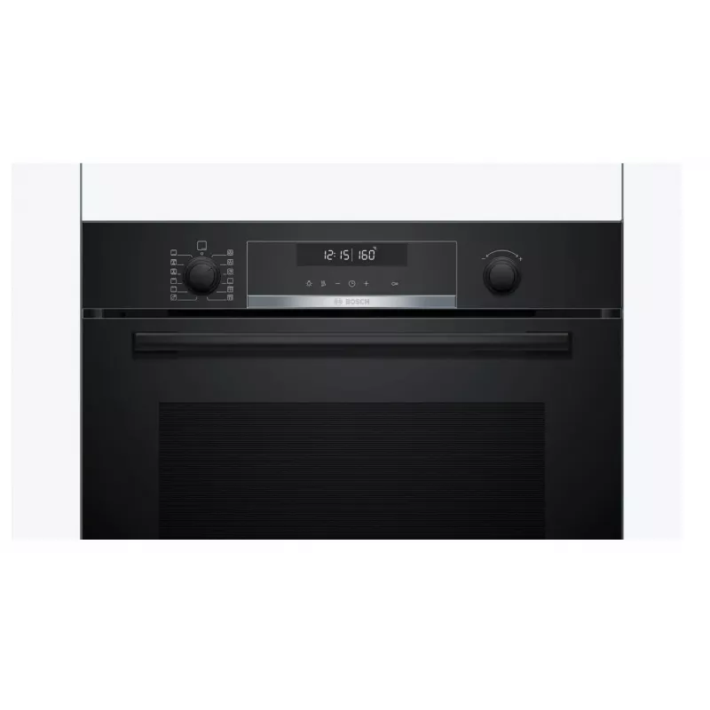 BOSCH Serie 6 vstavaná rúra s AirFry, 71L, pyrolytické samočistenie, čierna (HBG578EB3)