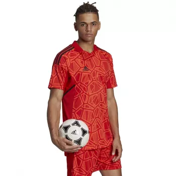 ADIDAS pánsky brankársky dres Condivo 22 krátky rukáv červený H21238