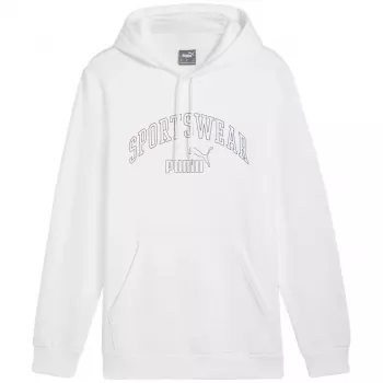 PUMA ESS+ Logo LAB Gradient mikina s kapucňou FL Puma White Medium