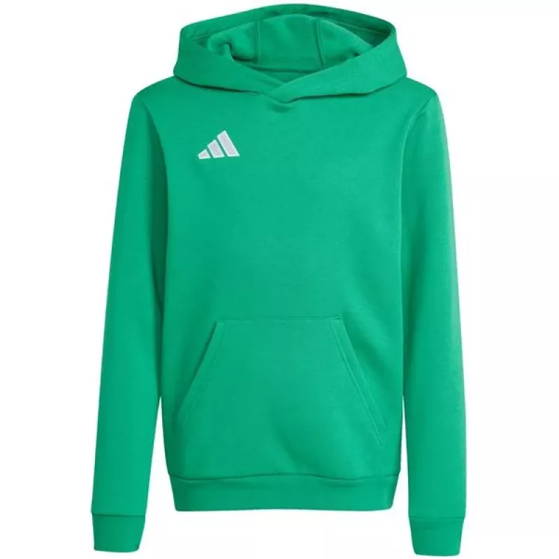 adidas Entrada 26 detská mikina s kapucňou JZ6563 Team Green 152 cm
