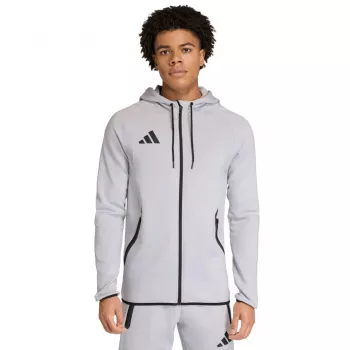 adidas Tiro 26 Travel Sweat mikina s kapucňou pánska sivá KF6077 veľkosť M
