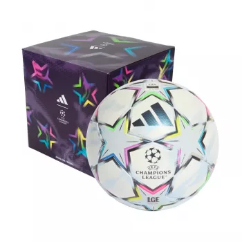 adidas UCL League 26/27 League Stage Box futbalová lopta veľkosť 4 biela/modrá/ružová/zelená KE9771